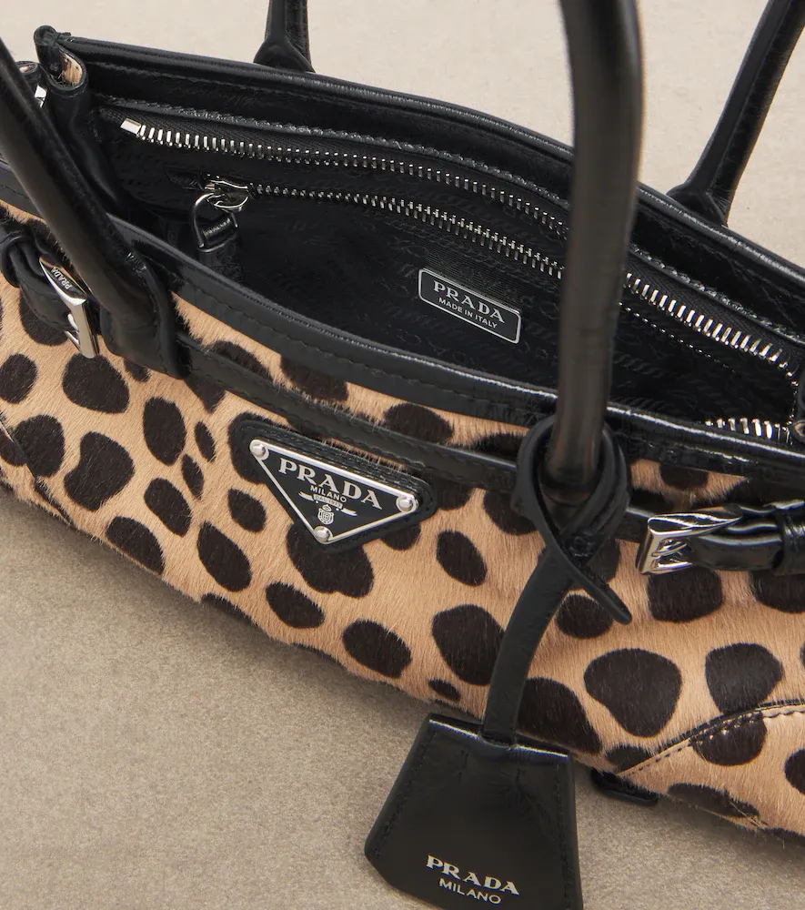 Prada Bonnie Small calf hair shoulder bag | Thumbnail 2