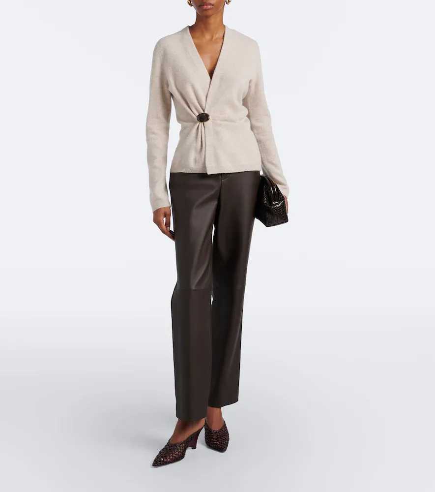 Vince Leather straight pants | Thumbnail 3
