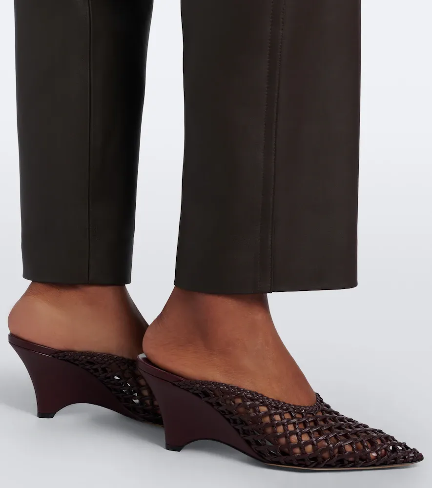 Vince Leather straight pants | Thumbnail 5