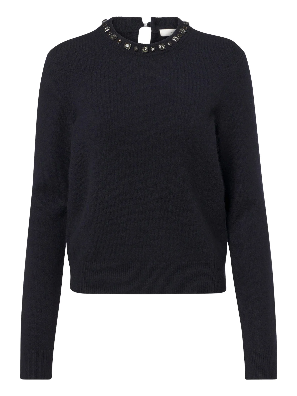 Embellished wool and cashmere-blend sweater