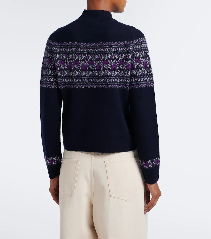 Vince Fair Isle floral cashmere sweater | Thumbnail 3 Vince Fair Isle floral cashmere sweater | Thumbnail 3