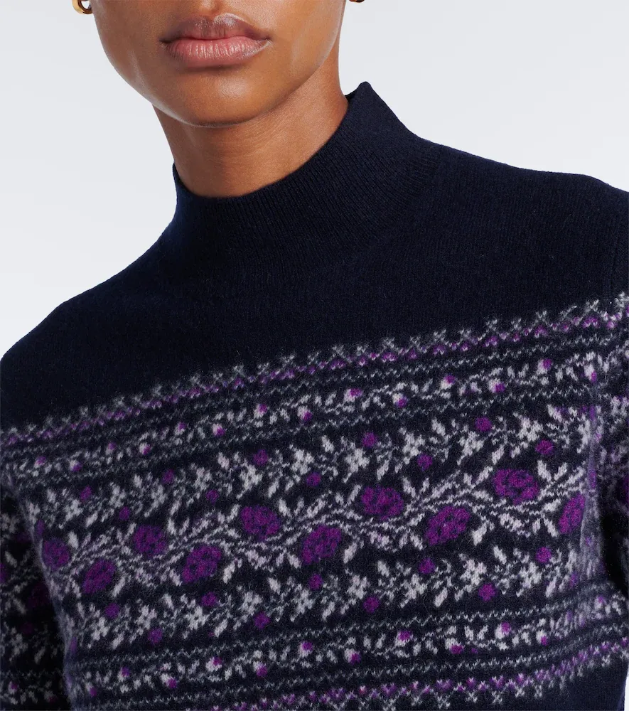 Vince Fair Isle floral cashmere sweater | Thumbnail 4 Vince Fair Isle floral cashmere sweater | Thumbnail 4