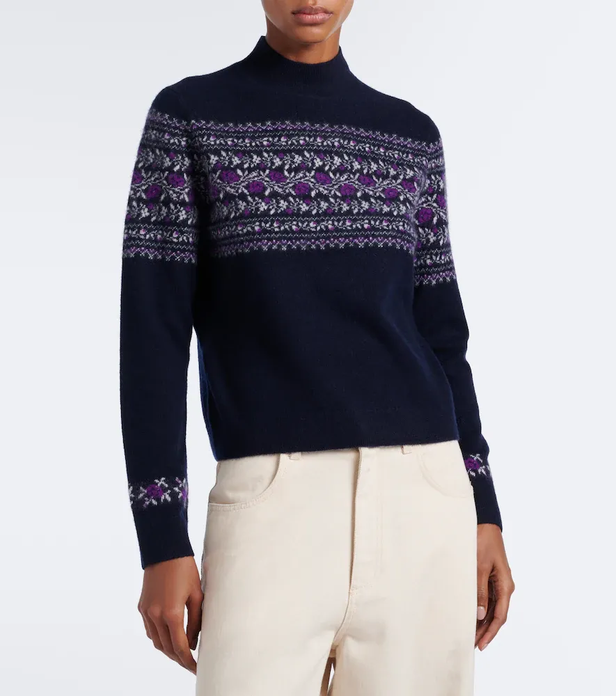 Vince Fair Isle floral cashmere sweater | Thumbnail 6 Vince Fair Isle floral cashmere sweater | Thumbnail 6