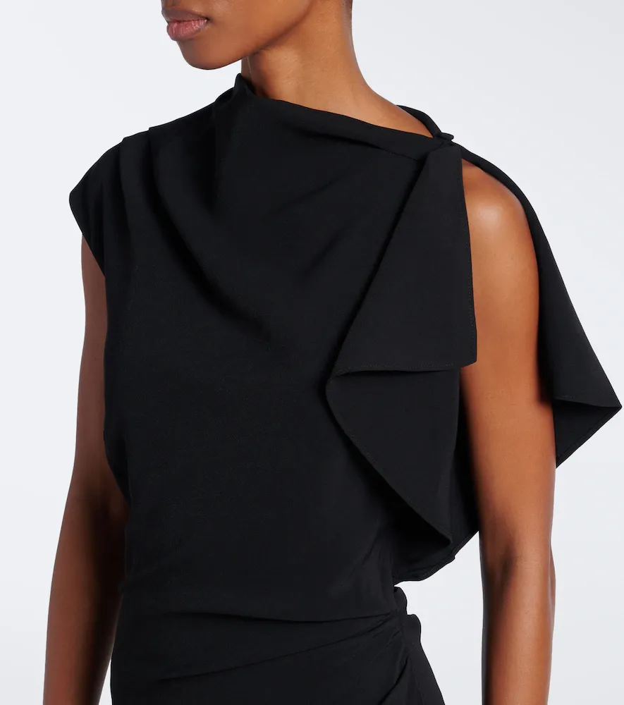 Veronica Beard Brett asymmetric crêpe maxi dress | Thumbnail 3 Veronica Beard Brett asymmetric crêpe maxi dress | Thumbnail 3