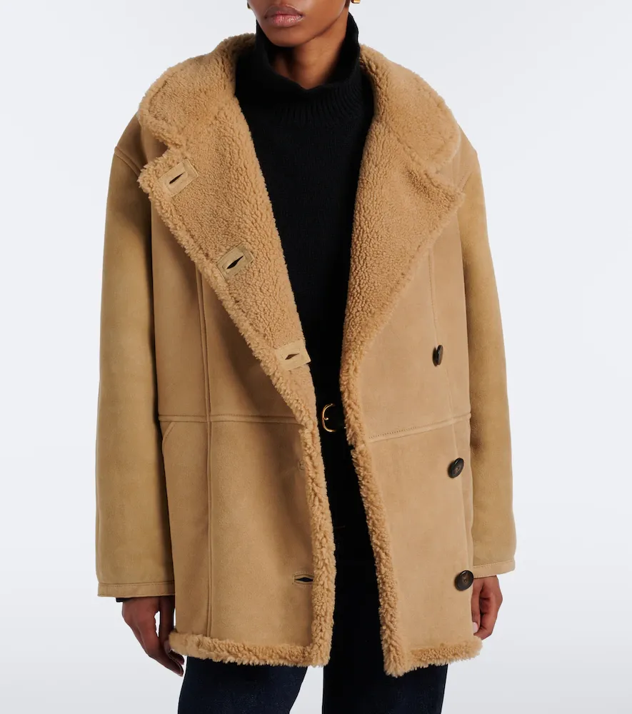 Veronica Beard Lavington shearling-lined suede coat | Thumbnail 2 Veronica Beard Lavington shearling-lined suede coat | Thumbnail 2