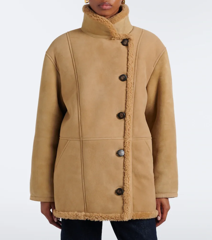 Veronica Beard Lavington shearling-lined suede coat | Thumbnail 5 Veronica Beard Lavington shearling-lined suede coat | Thumbnail 5