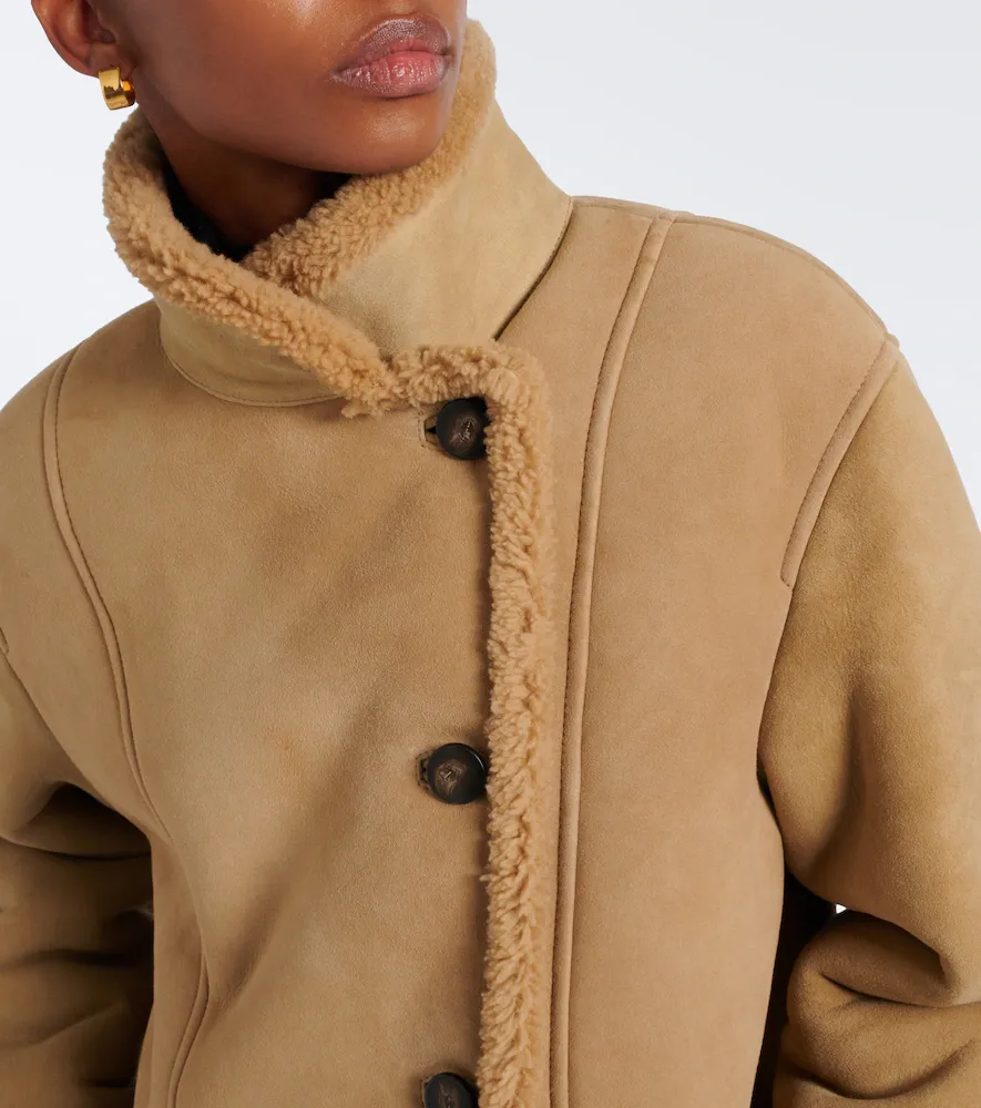 Veronica Beard Lavington shearling-lined suede coat | Thumbnail 6 Veronica Beard Lavington shearling-lined suede coat | Thumbnail 6