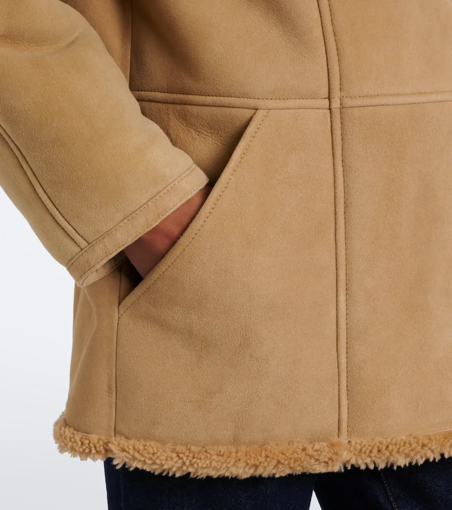 Veronica Beard Lavington shearling-lined suede coat | Thumbnail 7 Veronica Beard Lavington shearling-lined suede coat | Thumbnail 7