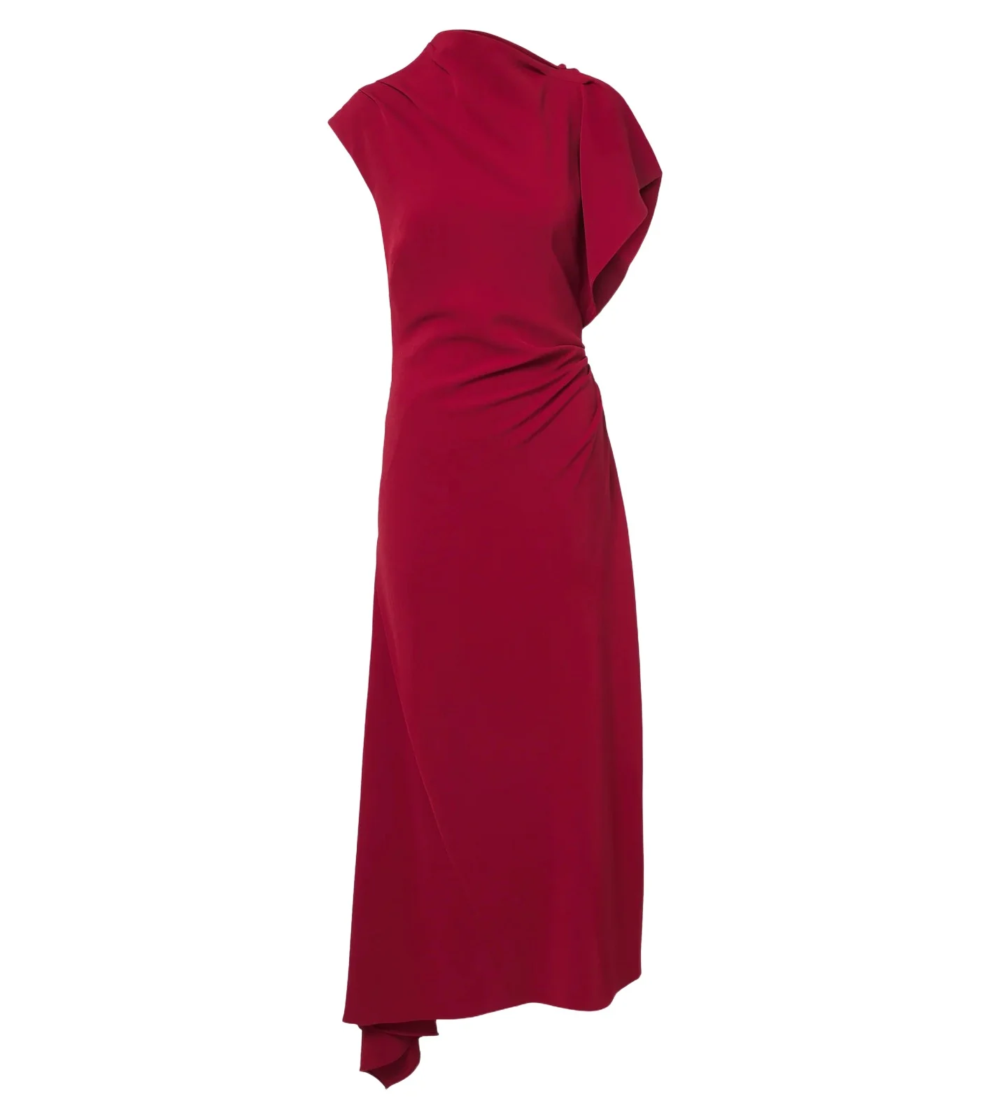 Brett asymmetric crêpe maxi dress Brett asymmetric crêpe maxi dress