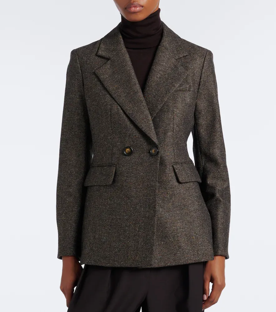 Veronica Beard Tilbury herringbone blazer | Thumbnail 4