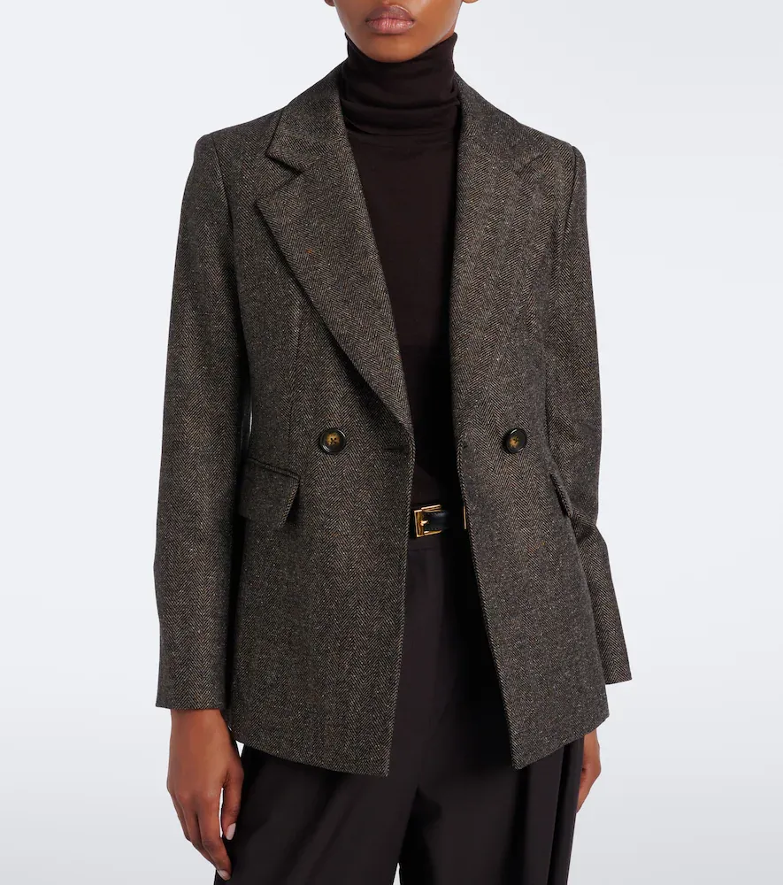 Veronica Beard Tilbury herringbone blazer | Thumbnail 7