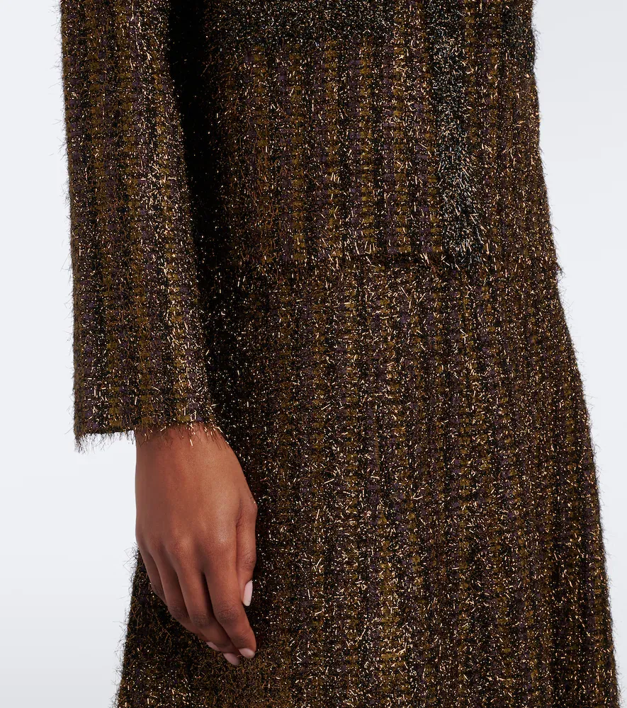 Veronica Beard Keziah cropped knitted jacket | Thumbnail 2