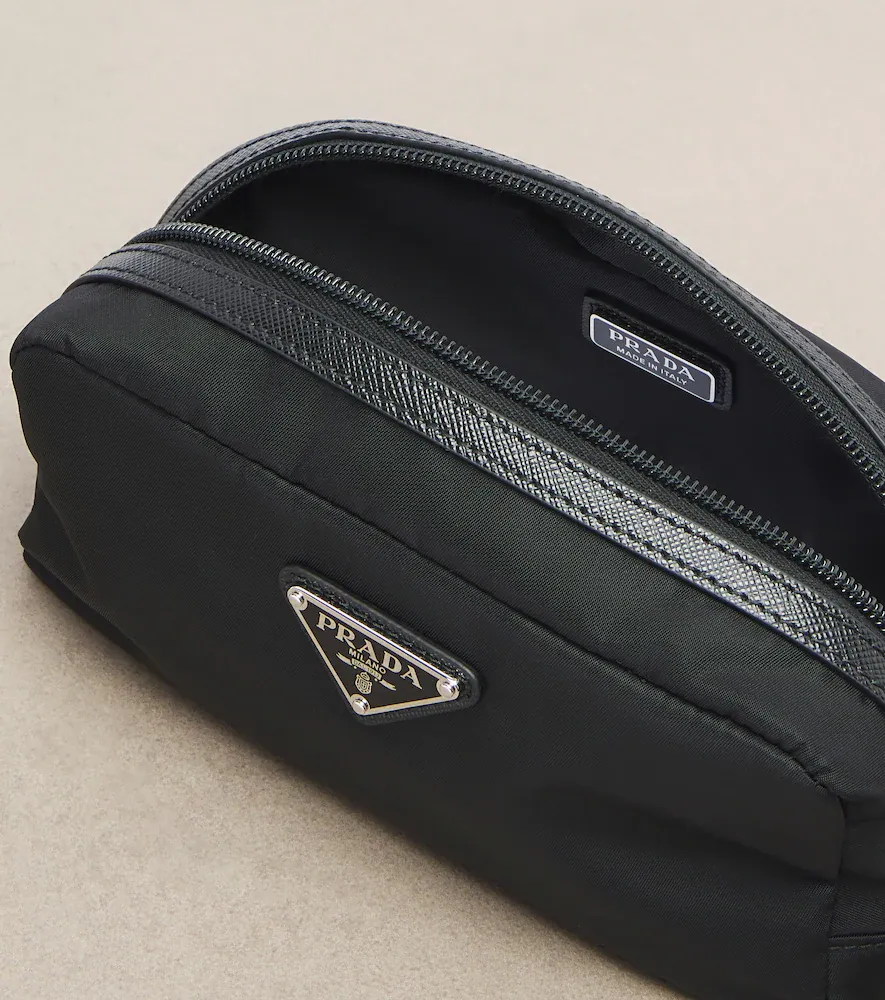Prada Leather-trimmed Re-Nylon makeup bag | Thumbnail 2