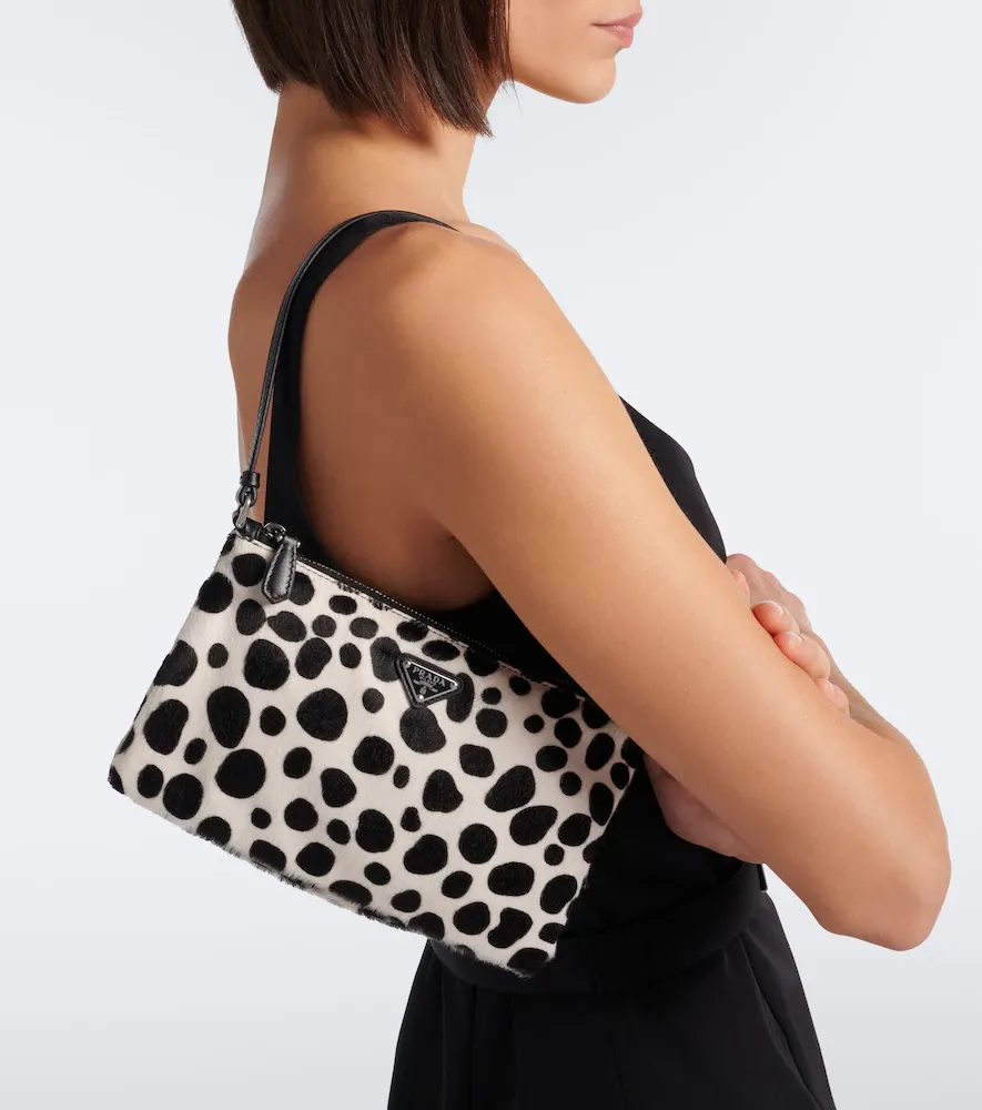 Prada Printed calf hair phone pouch | Thumbnail 2