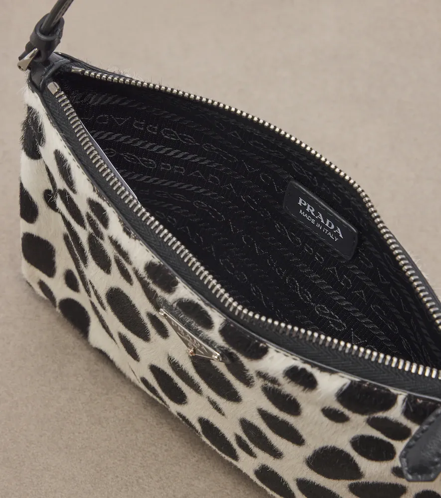 Prada Printed calf hair phone pouch | Thumbnail 4