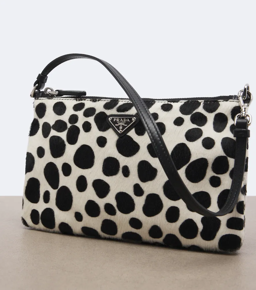 Prada Printed calf hair phone pouch | Thumbnail 5