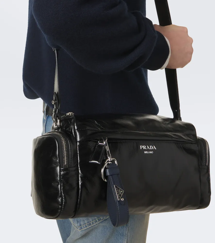Prada Saffiano leather keychain | Thumbnail 4