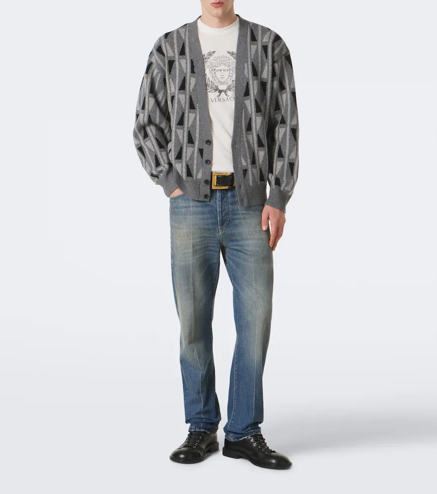 Versace Medusa printed cotton jersey T-shirt | Thumbnail 3 Versace Medusa printed cotton jersey T-shirt | Thumbnail 3