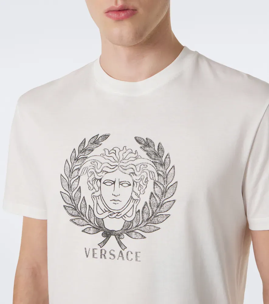 Versace Medusa printed cotton jersey T-shirt | Thumbnail 6 Versace Medusa printed cotton jersey T-shirt | Thumbnail 6