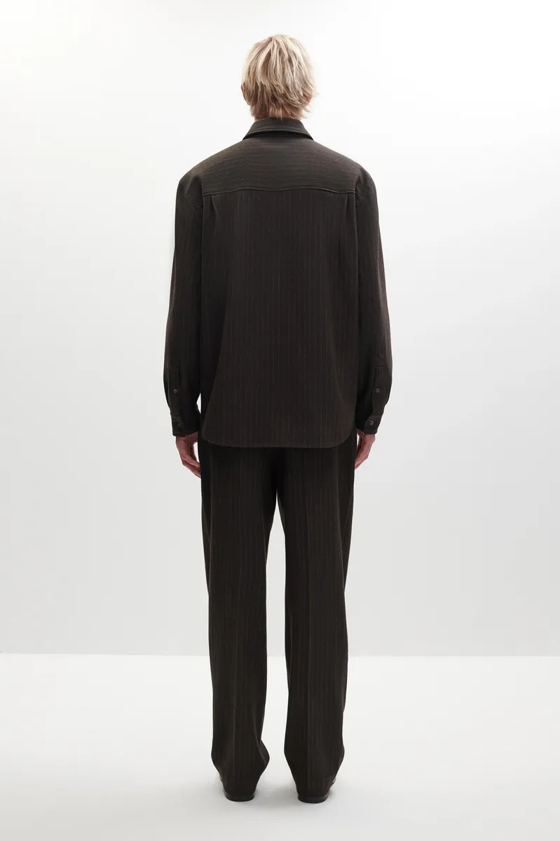 Simkhai Everett Pinstripe Overshirt | Thumbnail 5 Simkhai Everett Pinstripe Overshirt | Thumbnail 5