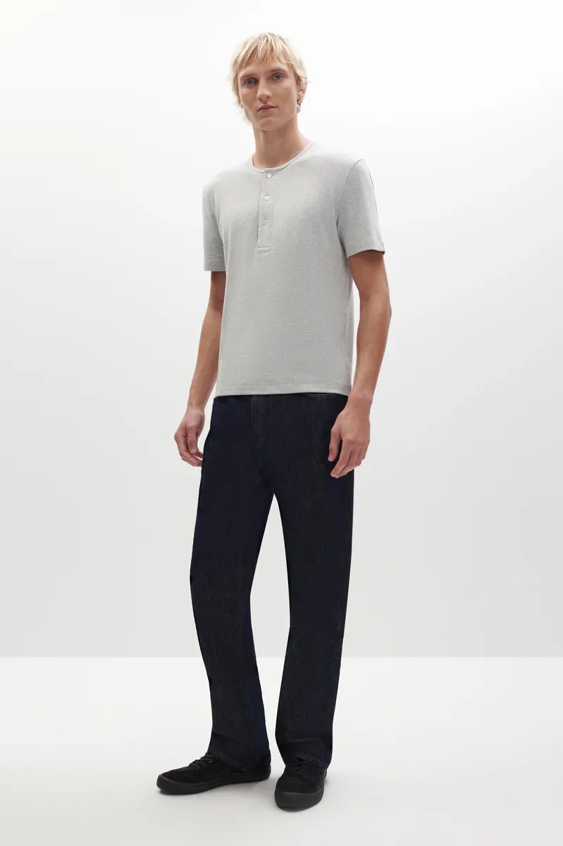 Simkhai Glen Ribbed Henley | Thumbnail 4 Simkhai Glen Ribbed Henley | Thumbnail 4