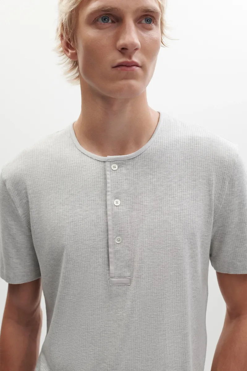 Simkhai Glen Ribbed Henley | Thumbnail 5 Simkhai Glen Ribbed Henley | Thumbnail 5
