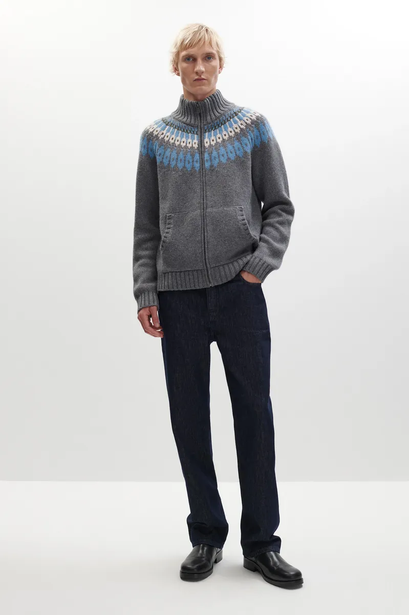 Simkhai Marlowe Zip Cardigan | Thumbnail 2 Simkhai Marlowe Zip Cardigan | Thumbnail 2