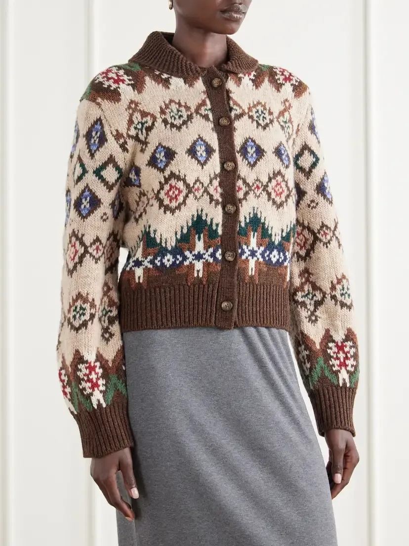 Polo Ralph Lauren Fair Isle Wool And Cashmere-blend Jacquard Cardigan | Thumbnail 3