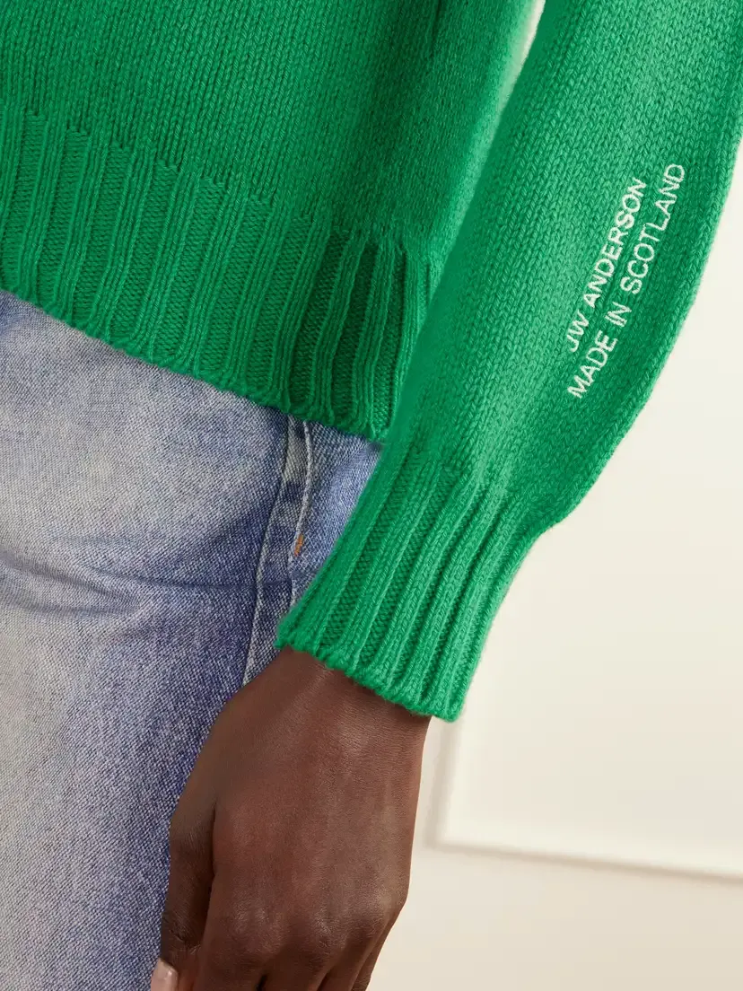 JW Anderson Color-block Intarsia-knit Wool Sweater | Thumbnail 5