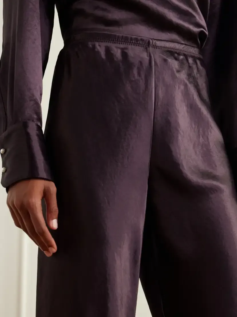 Maria McManus Satin Straight-leg Pants | Thumbnail 5 Maria McManus Satin Straight-leg Pants | Thumbnail 5
