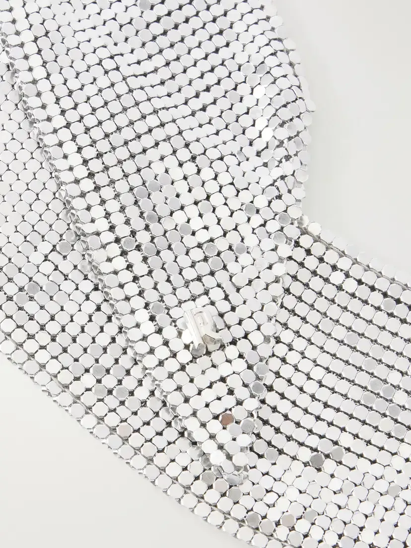 Rabanne Silver-tone Mesh Scarf | Thumbnail 3 Rabanne Silver-tone Mesh Scarf | Thumbnail 3