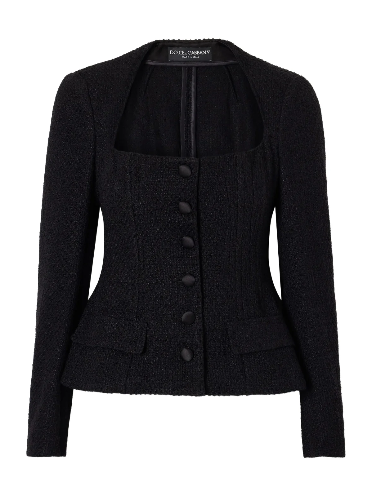 Dolce & Gabbana Bustier Tweed Jacket