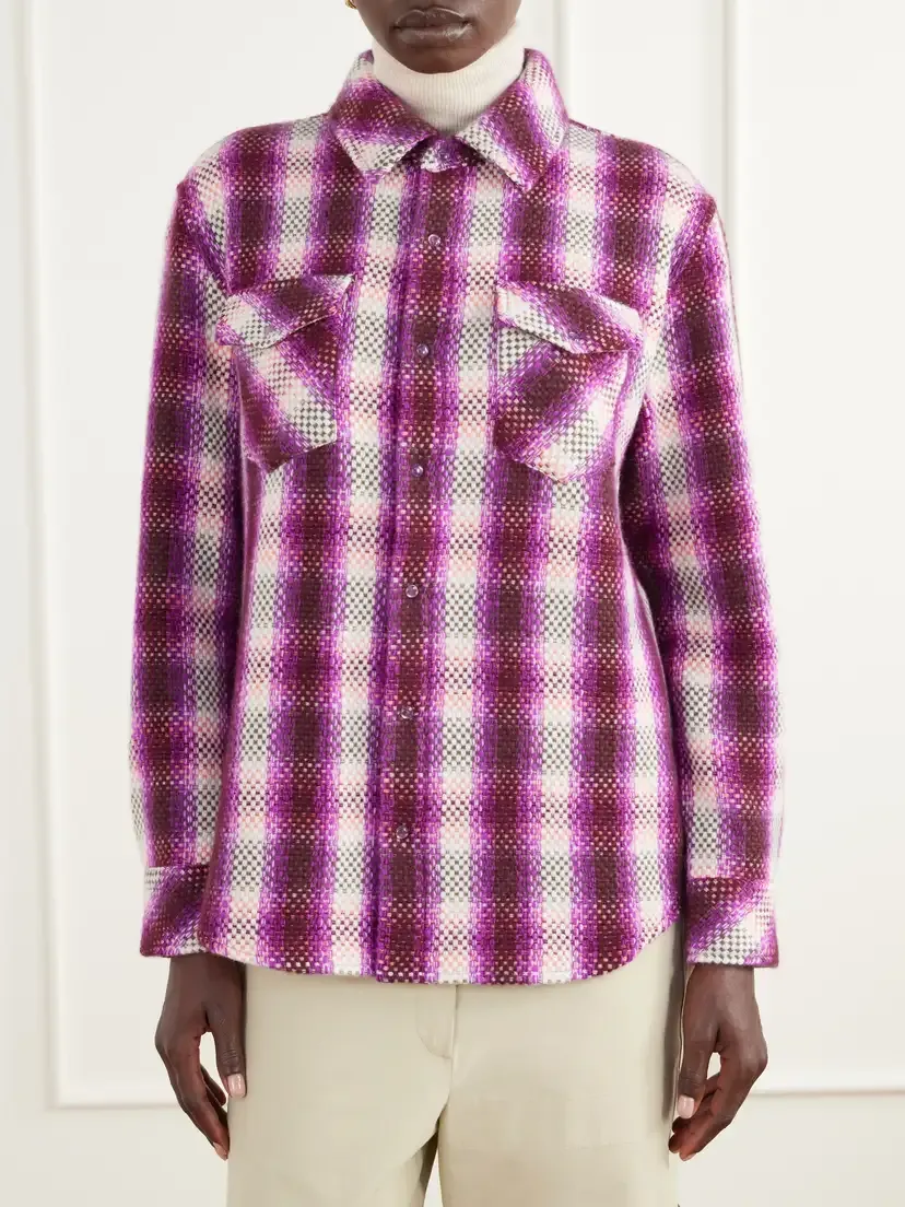 God’s True Cashmere Frontier Checked Cashmere Shirt | Thumbnail 3 God’s True Cashmere Frontier Checked Cashmere Shirt | Thumbnail 3