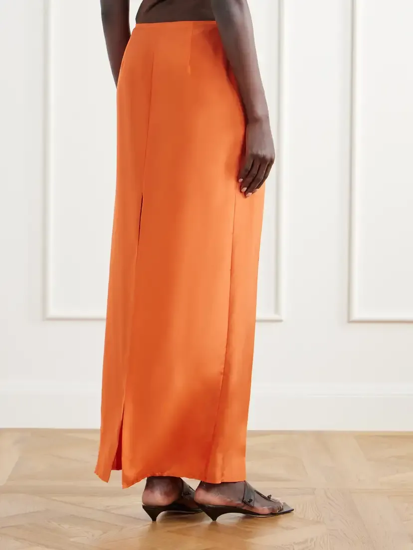 COLLEEN ALLEN Silk-habotai Maxi Skirt | Thumbnail 4 COLLEEN ALLEN Silk-habotai Maxi Skirt | Thumbnail 4