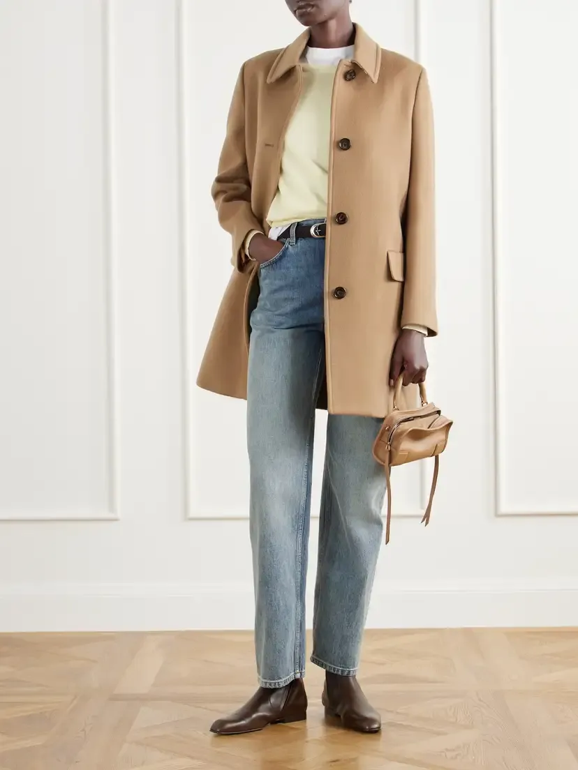 Burberry Gosford Wool And Cashmere-blend Felt Coat | Thumbnail 2 Burberry Gosford Wool And Cashmere-blend Felt Coat | Thumbnail 2