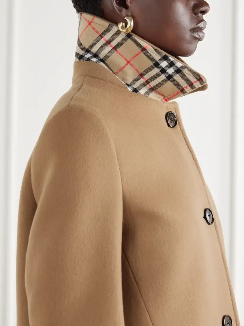 Burberry Gosford Wool And Cashmere-blend Felt Coat | Thumbnail 4 Burberry Gosford Wool And Cashmere-blend Felt Coat | Thumbnail 4