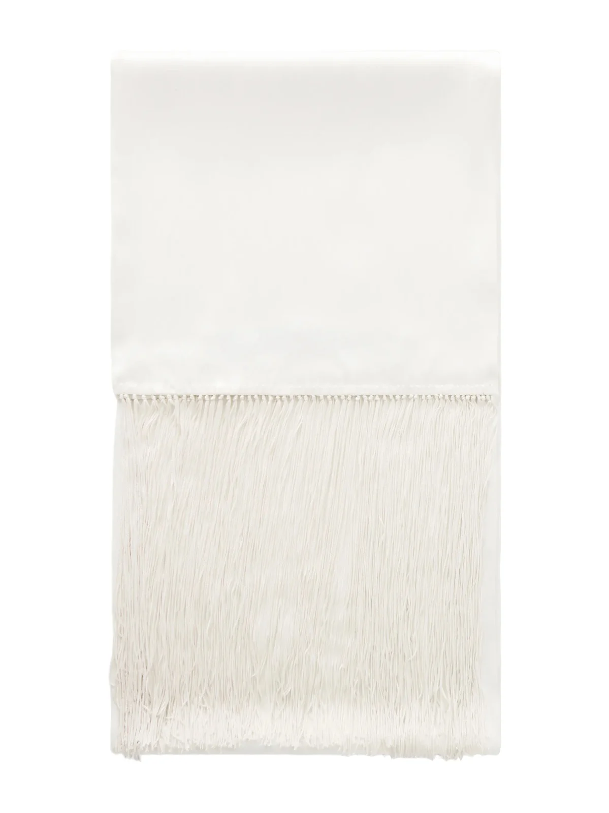 Gabriela Hearst Loma Fringe-detail Silk-satin Scarf