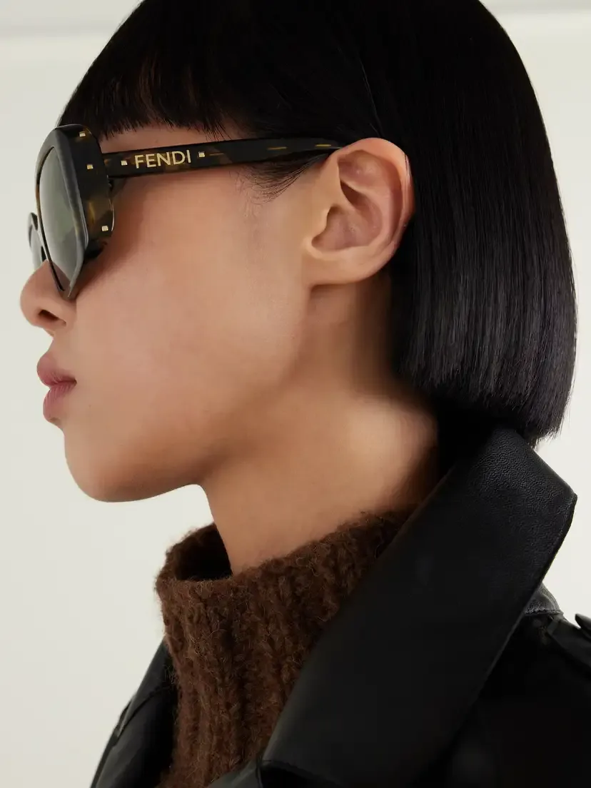 FENDI EYEWEAR Soul Square-frame Tortoiseshell Acetate Sunglasses | Thumbnail 3 FENDI EYEWEAR Soul Square-frame Tortoiseshell Acetate Sunglasses | Thumbnail 3