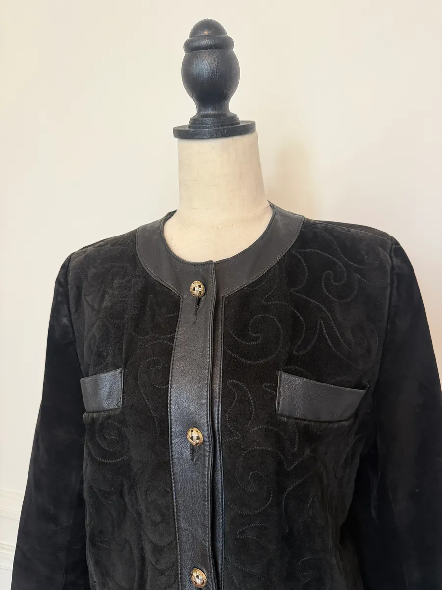 Jen Wonders Studio Black Suede Jacket | Thumbnail 2 Jen Wonders Studio Black Suede Jacket | Thumbnail 2