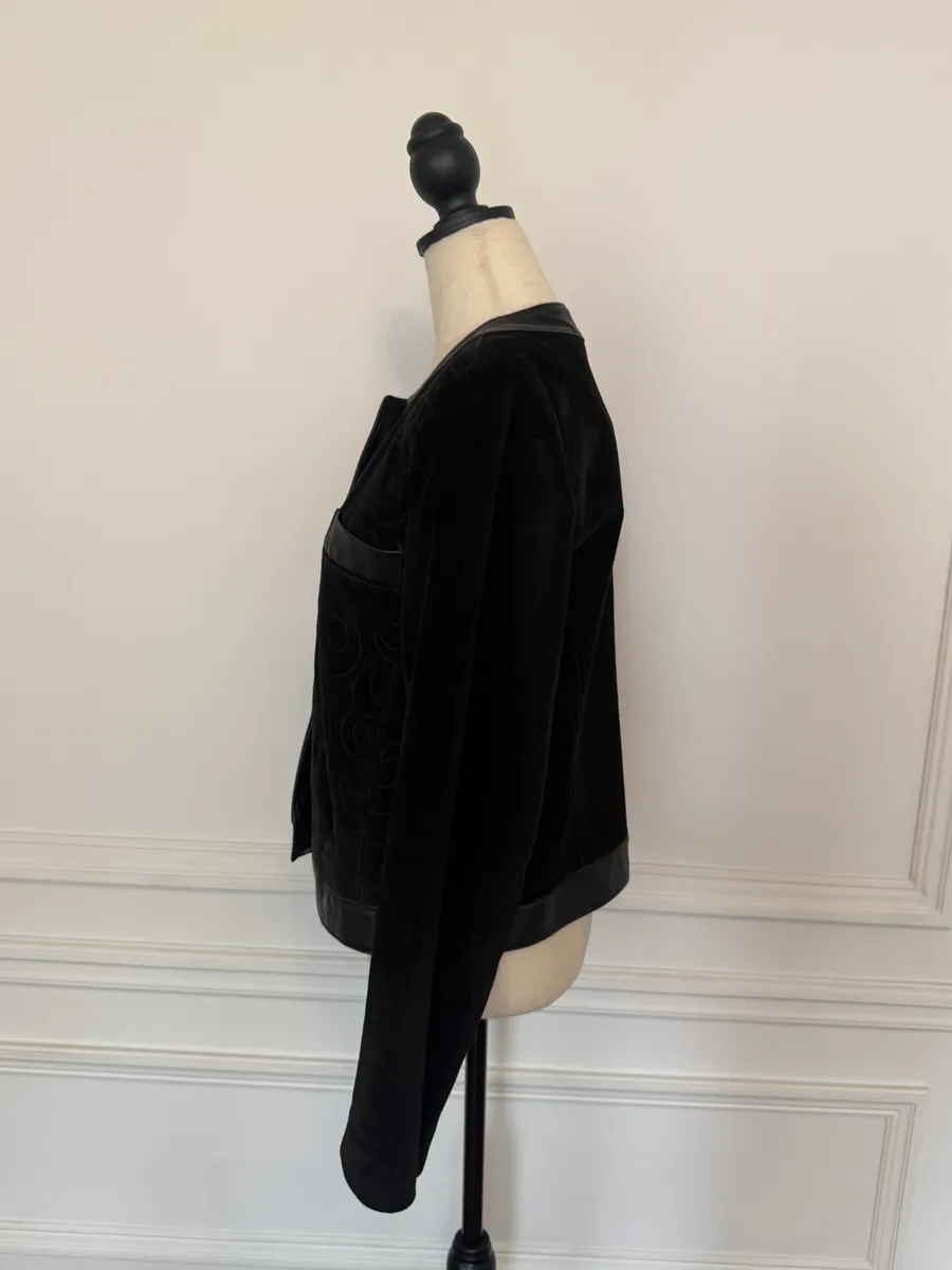 Jen Wonders Studio Black Suede Jacket | Thumbnail 3 Jen Wonders Studio Black Suede Jacket | Thumbnail 3