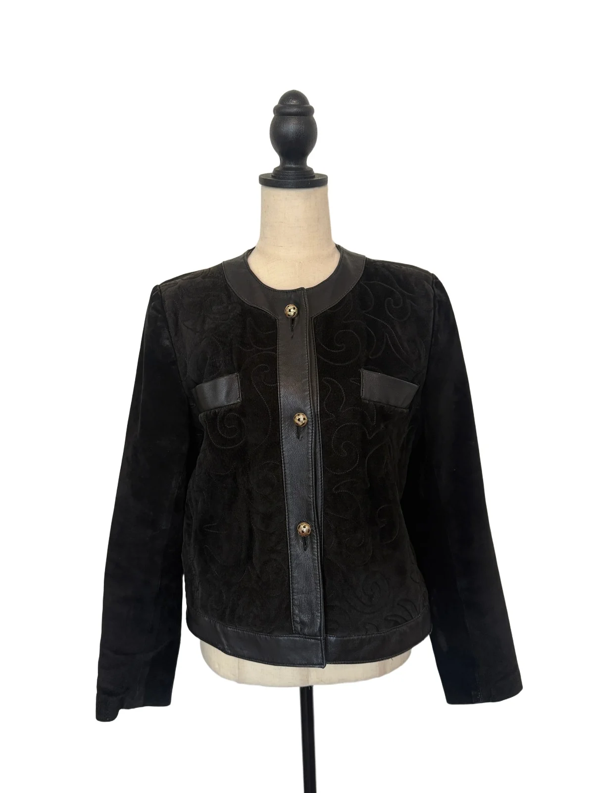Jen Wonders Studio Black Suede Jacket