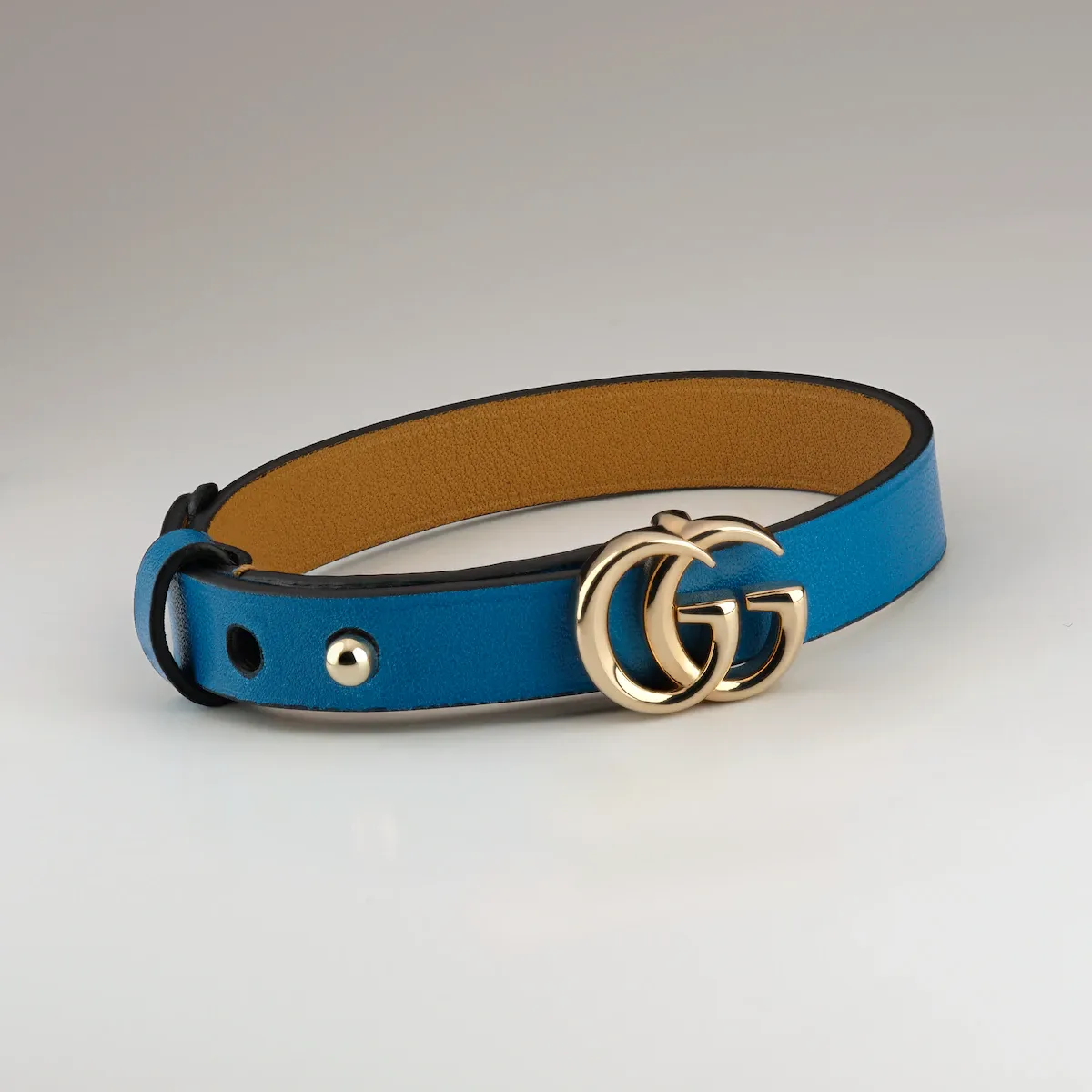 Gucci Leather Bracelet With Double G | Thumbnail 3 Gucci Leather Bracelet With Double G | Thumbnail 3