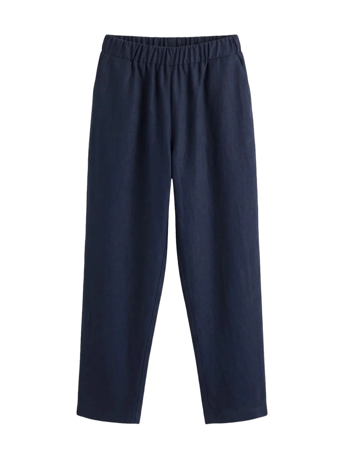 DUSAN Cropped Wool Carrot Pants