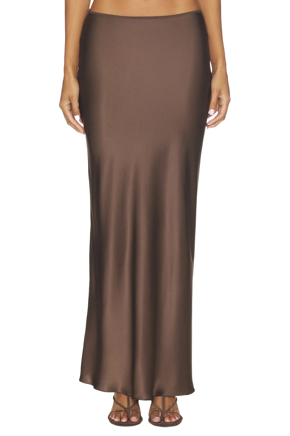 Sablyn Grace Scallop Trim Bias Maxi Pull On Skirt