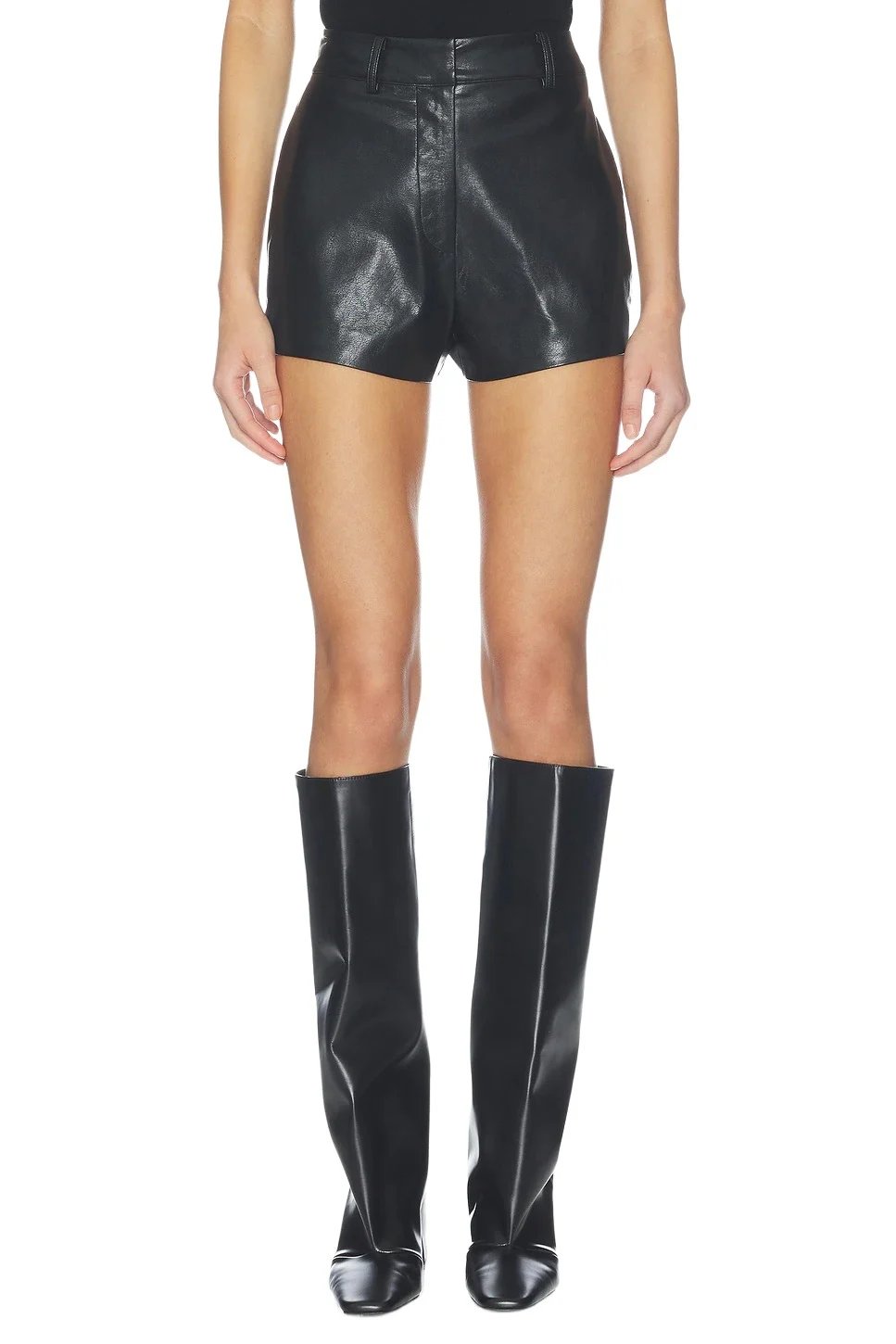 Line & Dot Noir Micro Shorts
