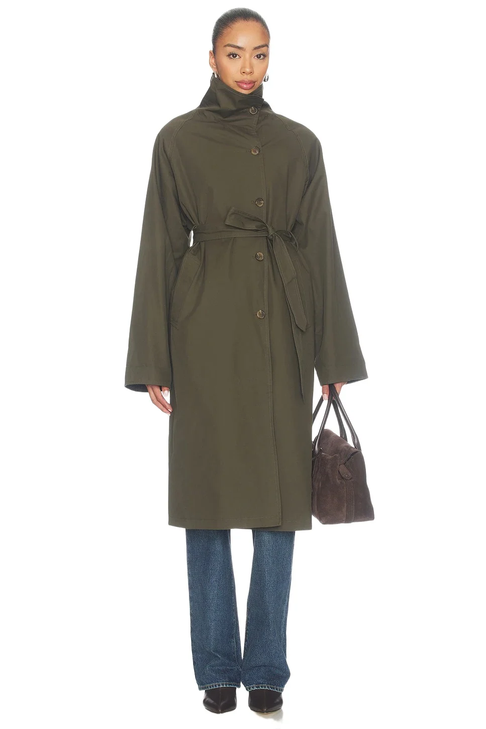 Line & Dot Palmer Reversible Trench Coat