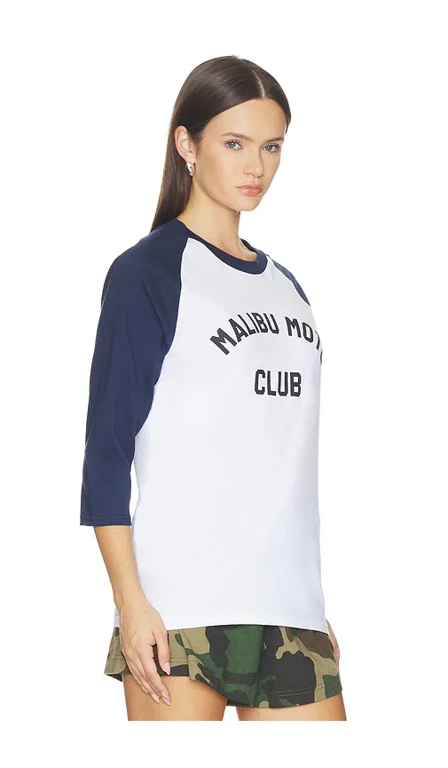 DEPARTURE Malibu Moto Club Statement Baseball Tee | Thumbnail 2 DEPARTURE Malibu Moto Club Statement Baseball Tee | Thumbnail 2