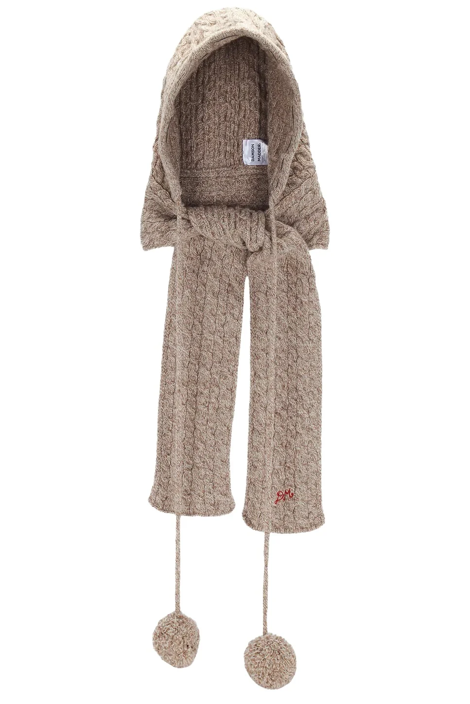 Hooded Pom Pom Scarf Hooded Pom Pom Scarf