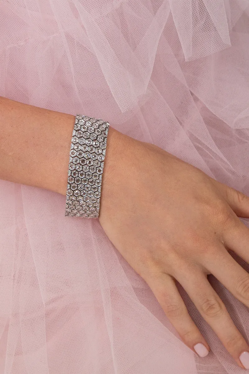 RUCHI NEW YORK Diamond Miel Statement Bracelet | Thumbnail 3 RUCHI NEW YORK Diamond Miel Statement Bracelet | Thumbnail 3