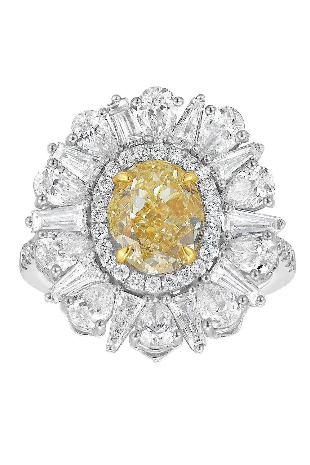 Yellow Diamond Helia Ring